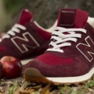 New Balance US574 Johnny Appleseed Maroon